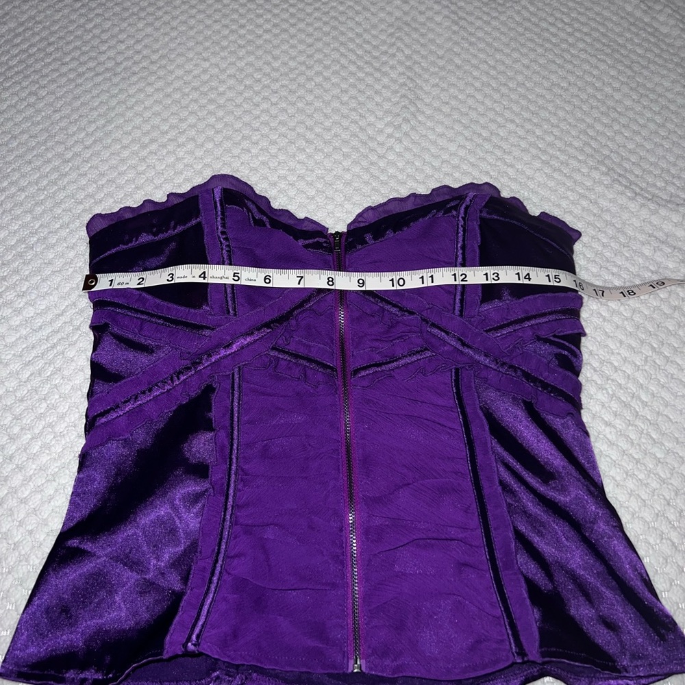 BEBE Purple Corset - Picture 6 of 10